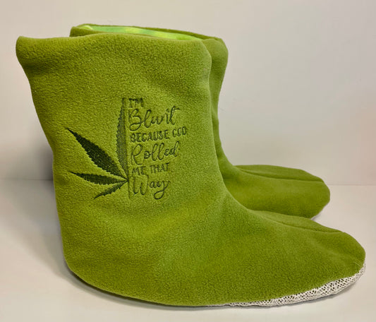 Custom Embroidered Booties