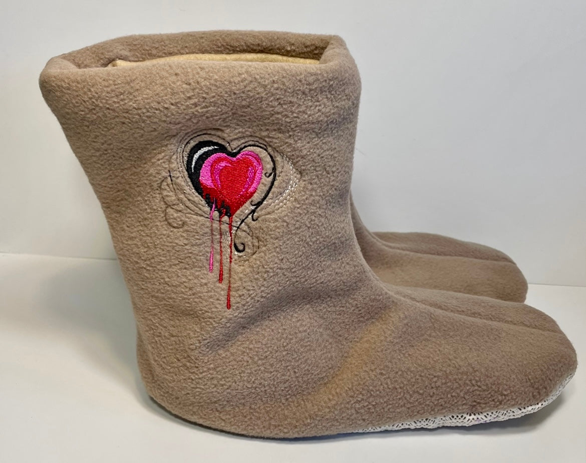 Custom Embroidered Booties