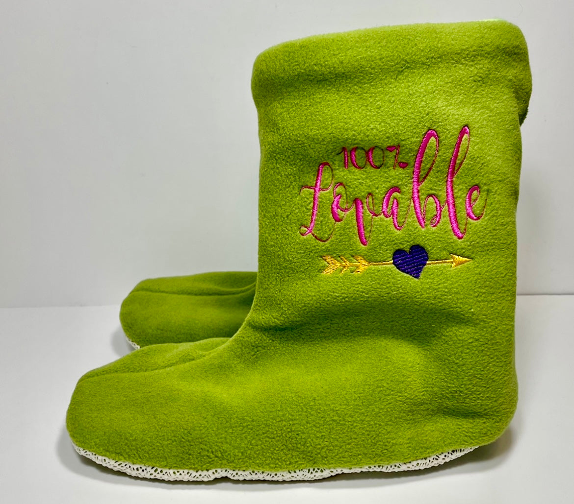 Custom Embroidered Booties