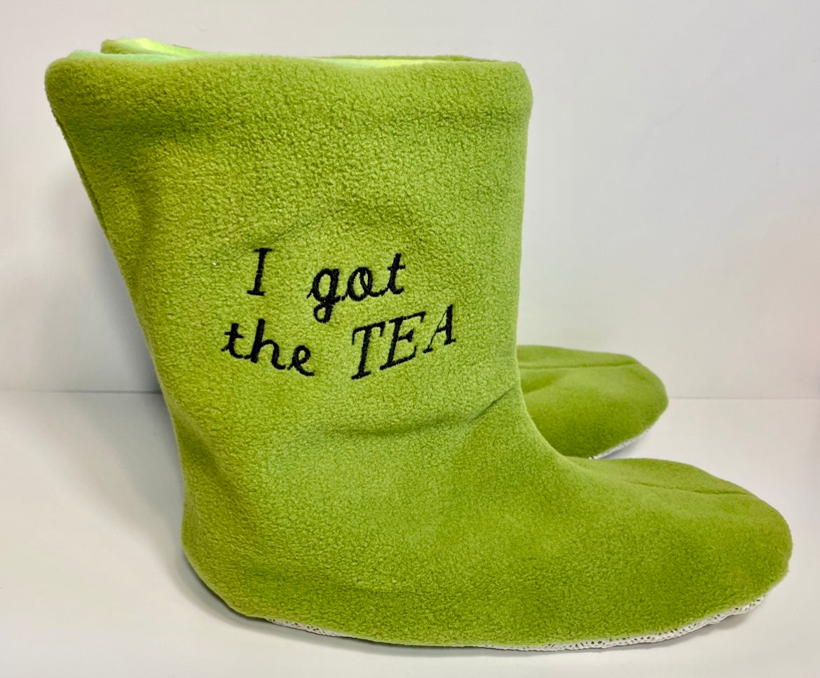 Custom Embroidered Booties