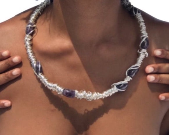 WIRED WRAPPED NECKLACE