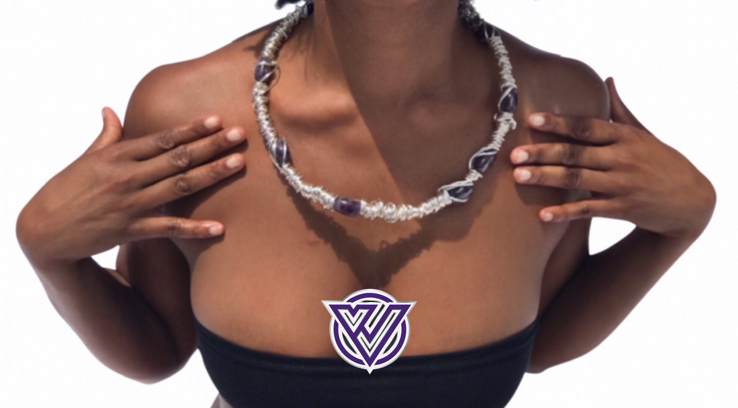 WIRED WRAPPED NECKLACE