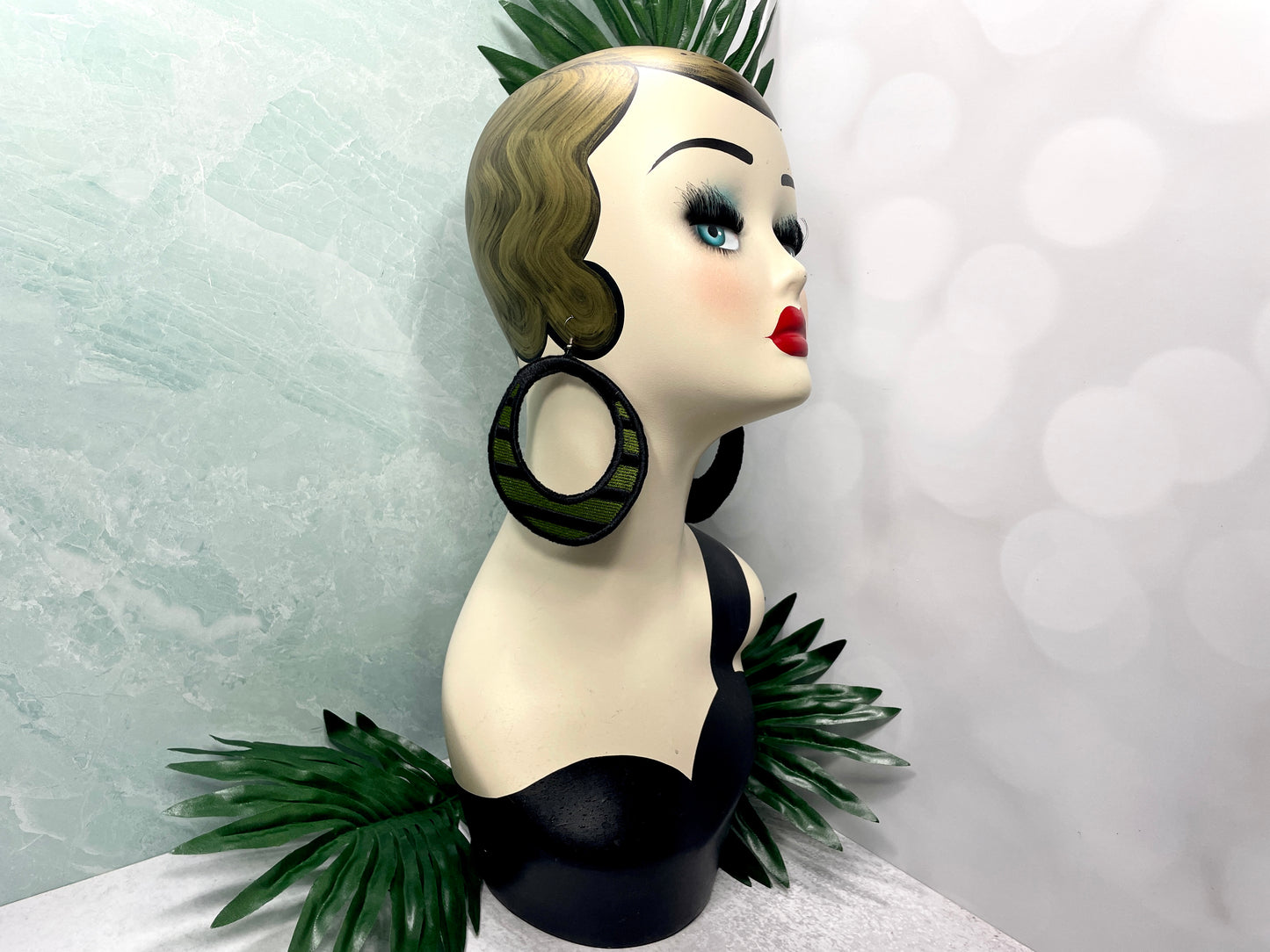 CUSTOM EMBROIDERED EARRINGS