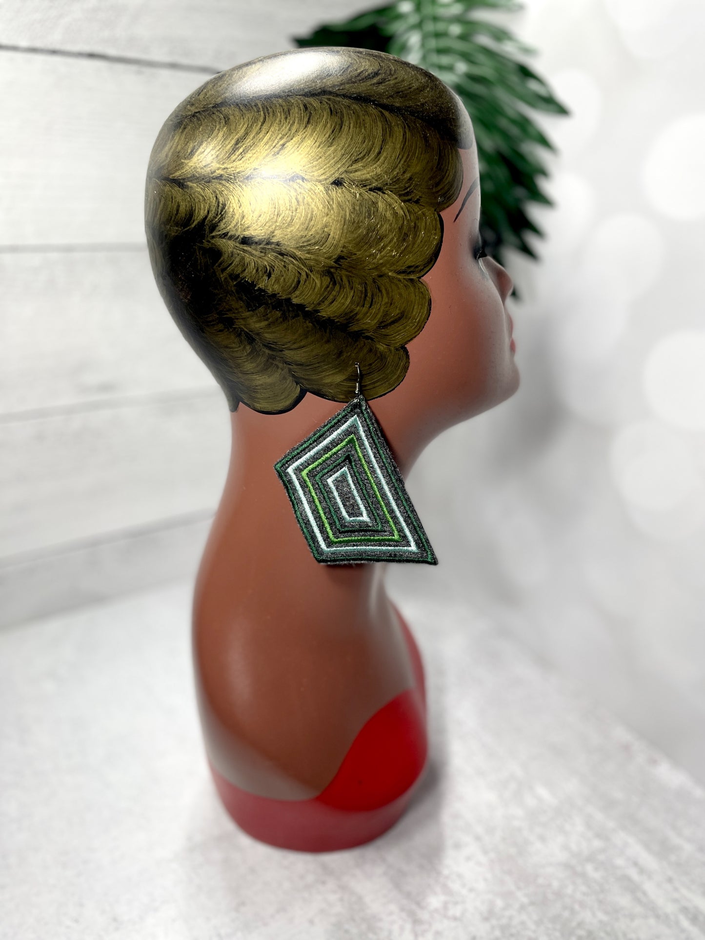 CUSTOM EMBROIDERED EARRINGS