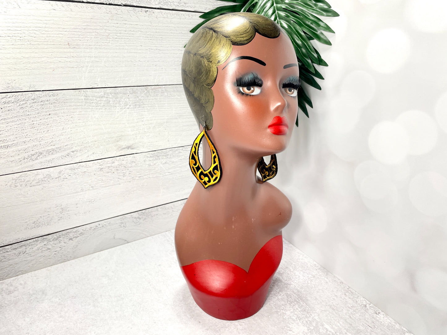 CUSTOM EMBROIDERED EARRINGS