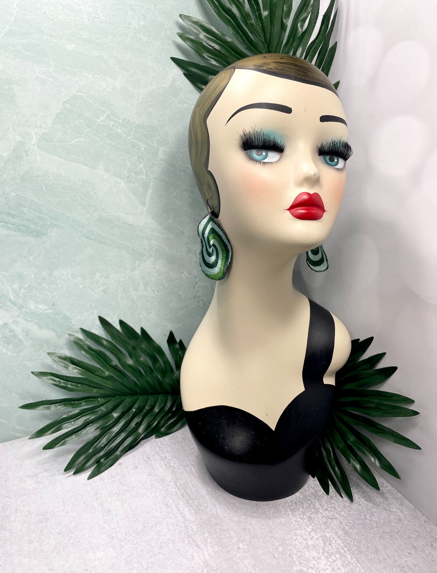 CUSTOM EMBROIDERED EARRINGS