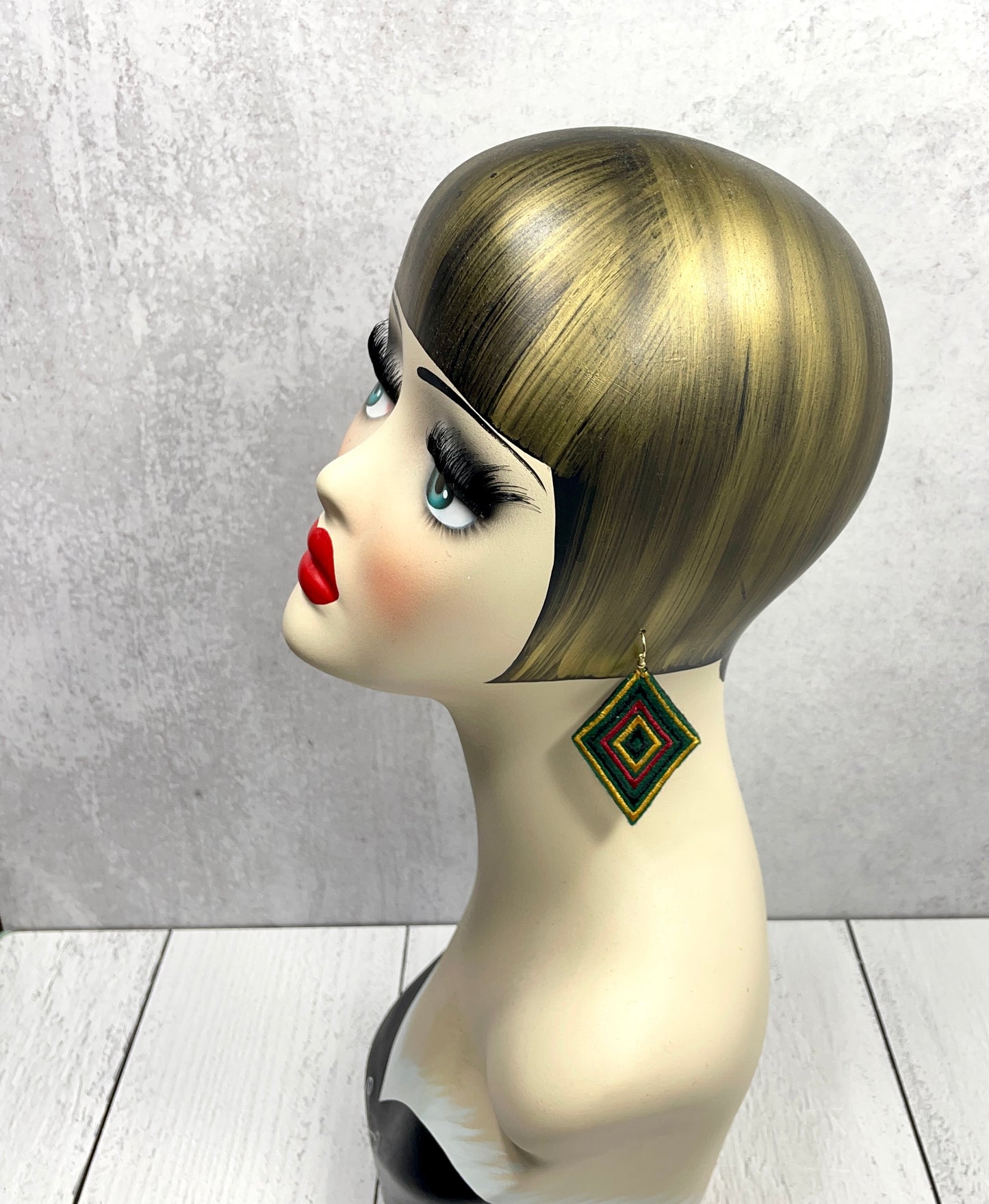 CUSTOM EMBROIDERED EARRINGS