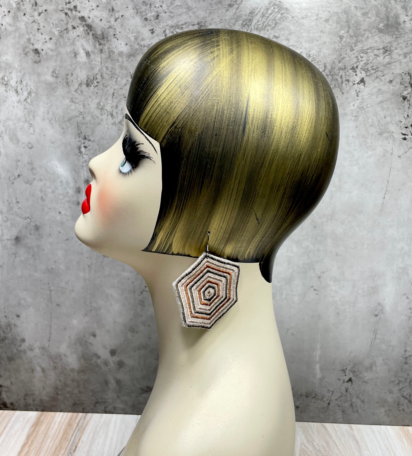 CUSTOM EMBROIDERED EARRINGS