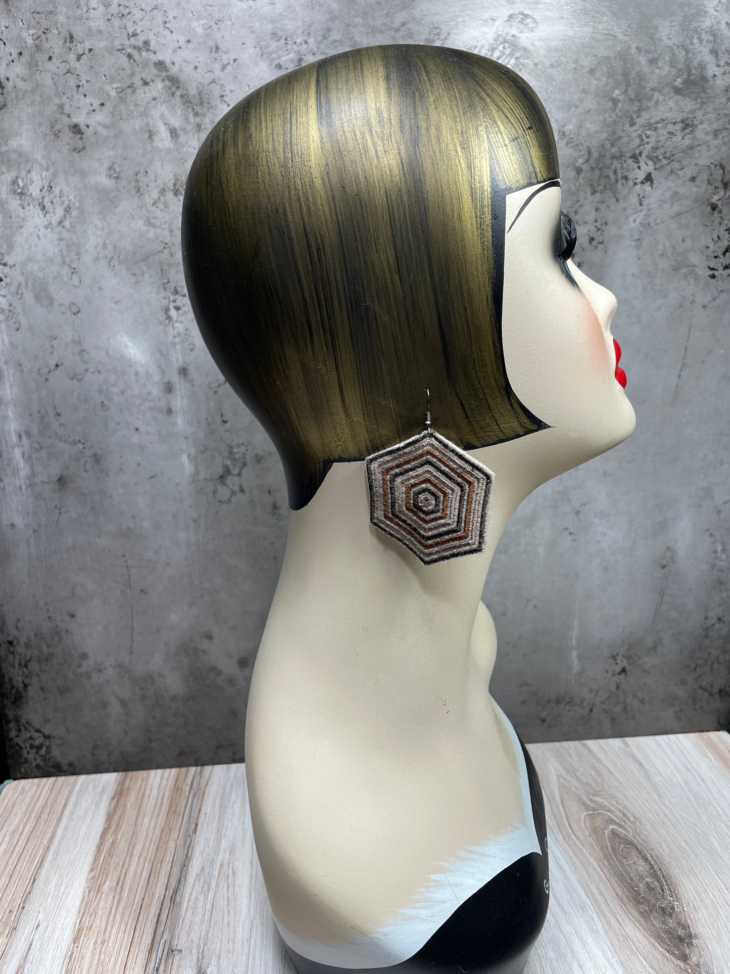 CUSTOM EMBROIDERED EARRINGS