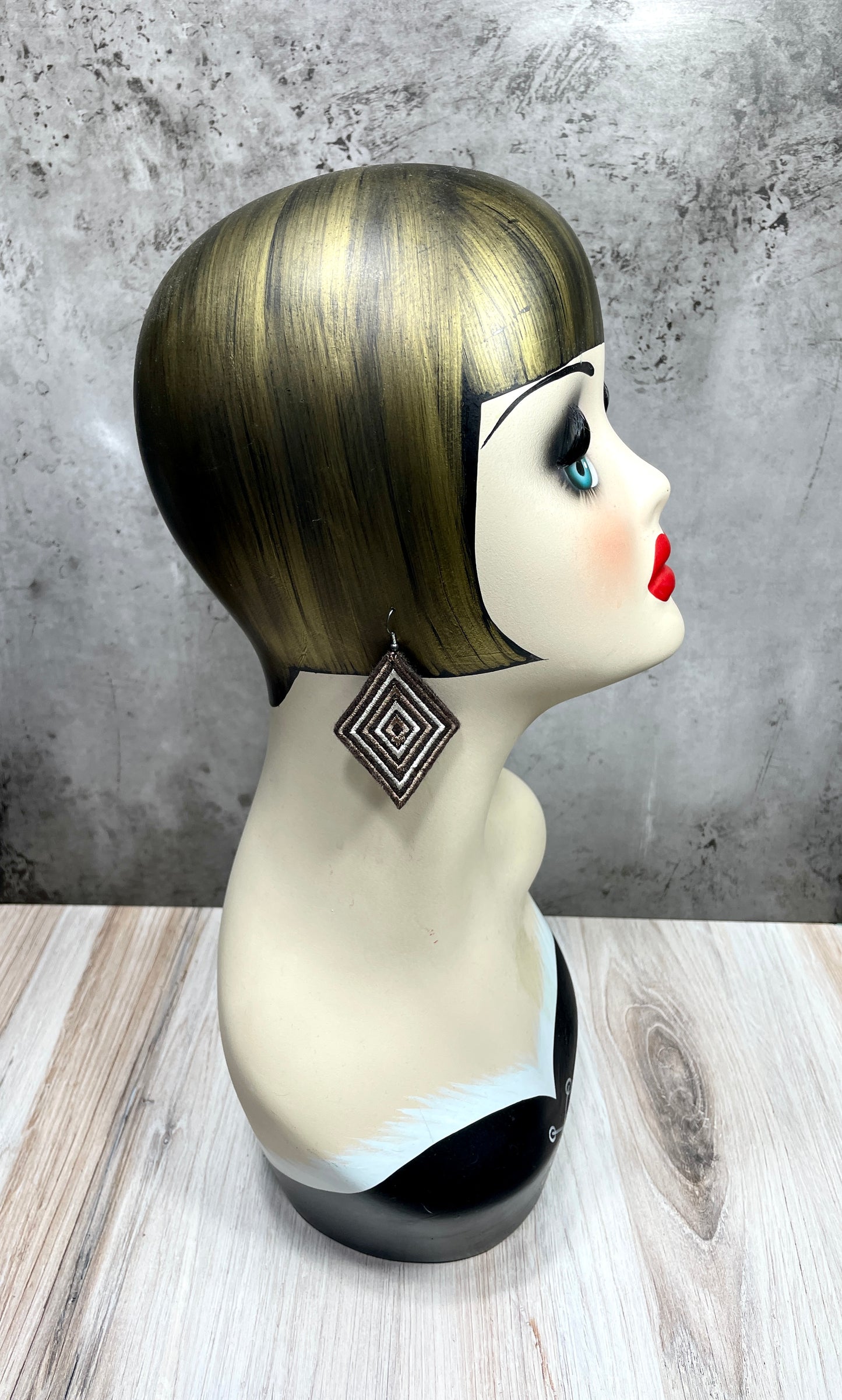 CUSTOM EMBROIDERED EARRINGS