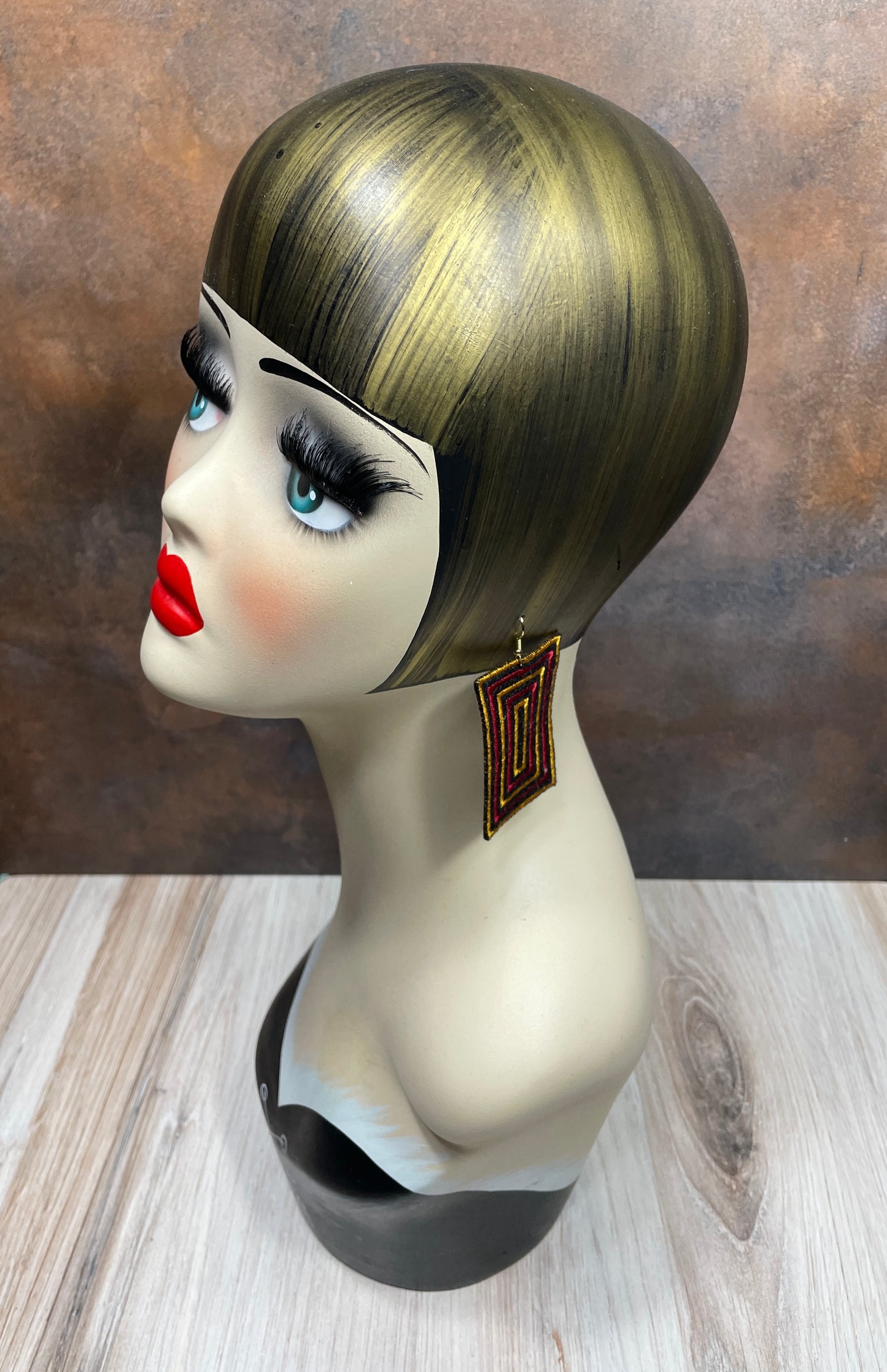 CUSTOM EMBROIDERED EARRINGS