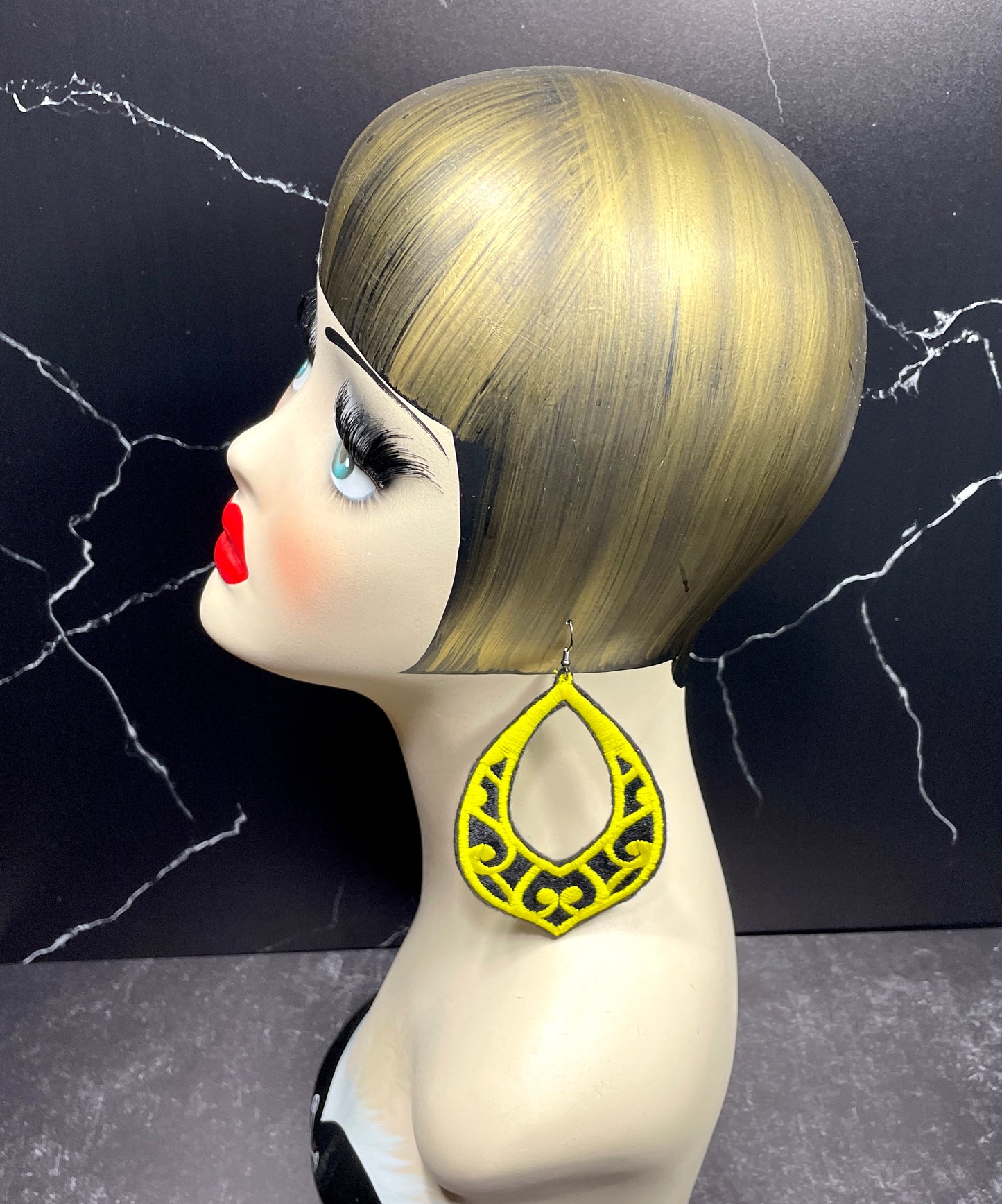 CUSTOM EMBROIDERED EARRINGS