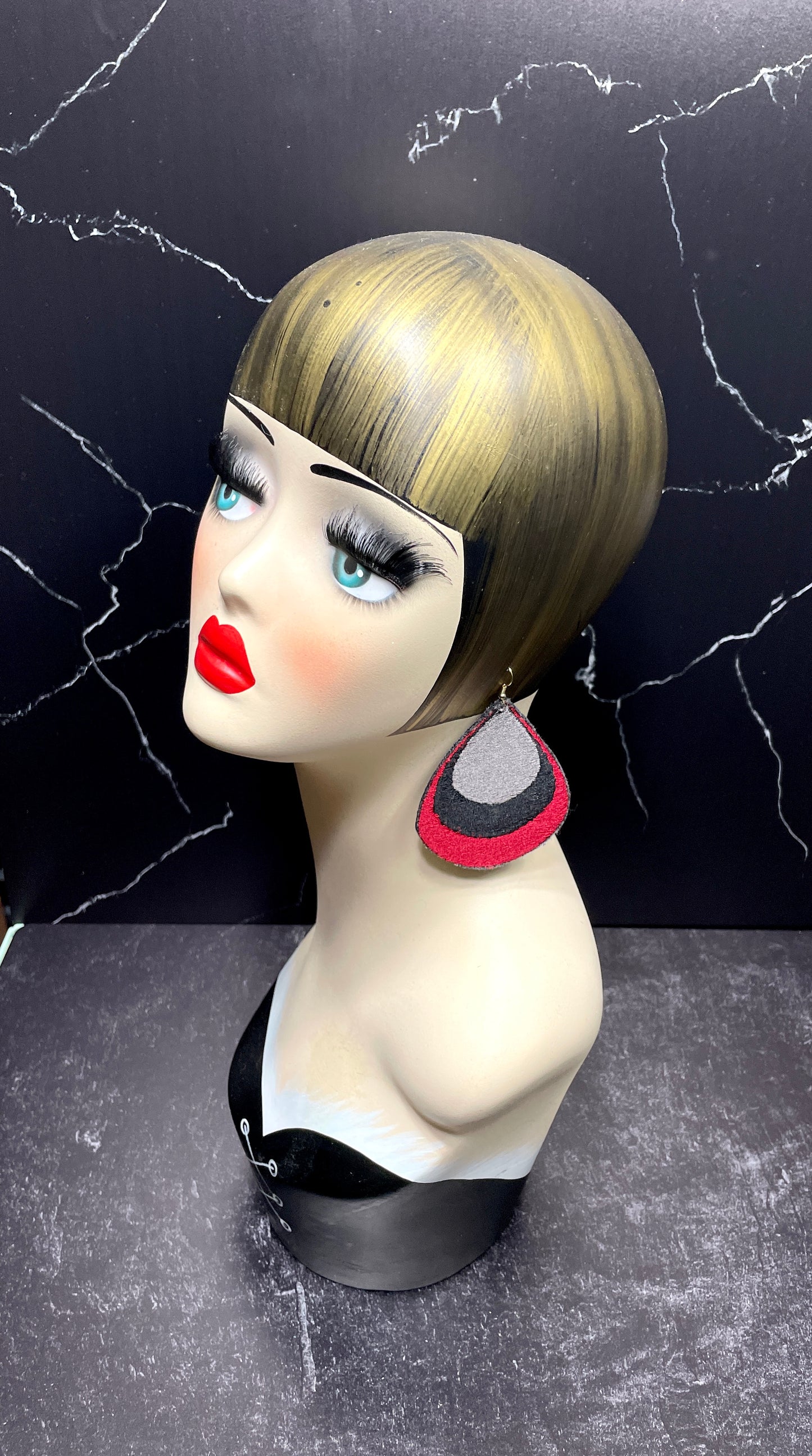 CUSTOM EMBROIDERED EARRINGS