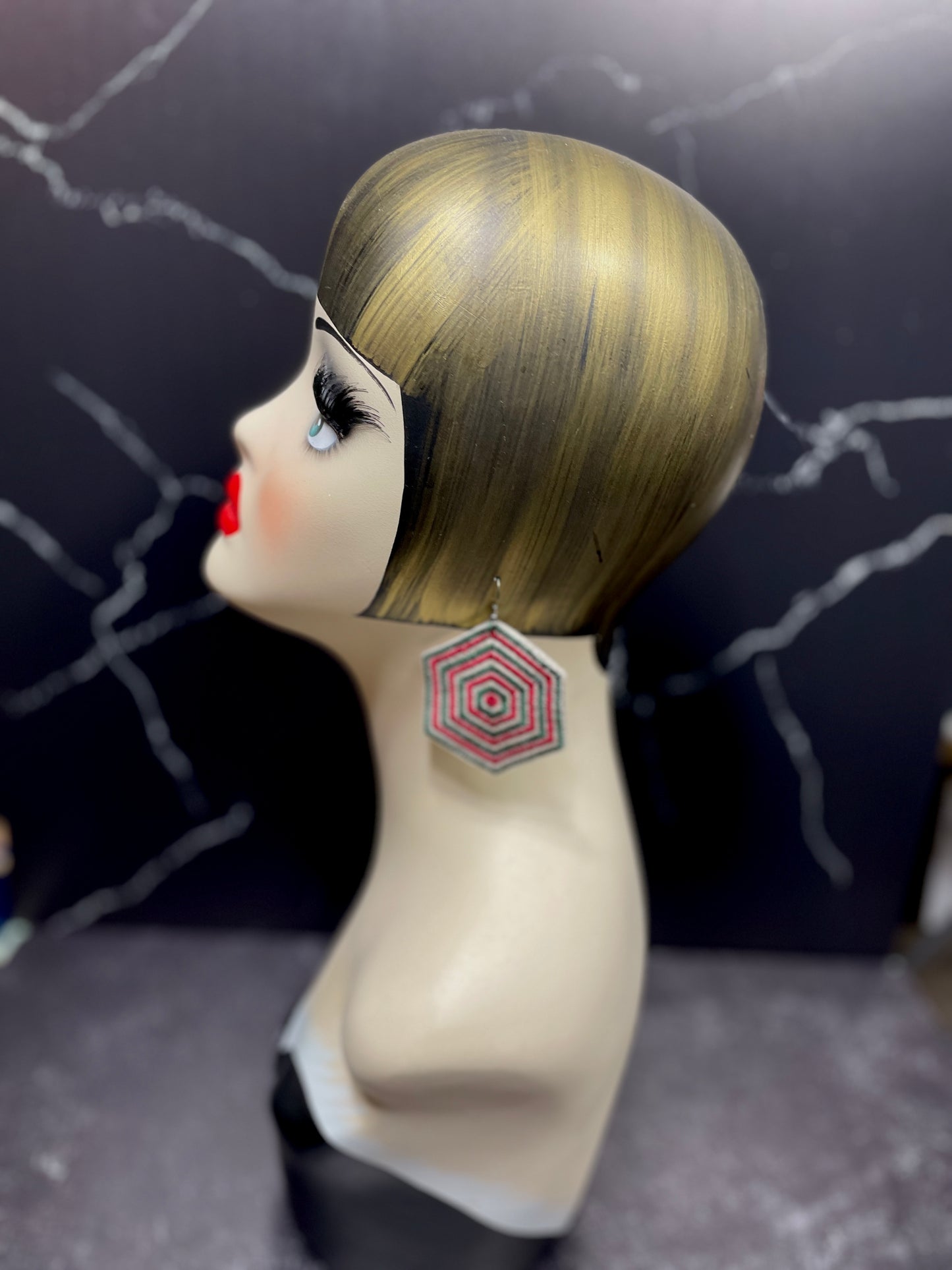 CUSTOM EMBROIDERED EARRINGS