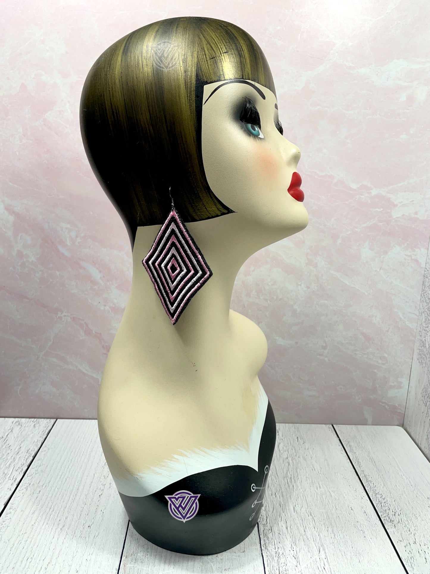 CUSTOM EMBROIDERED EARRINGS