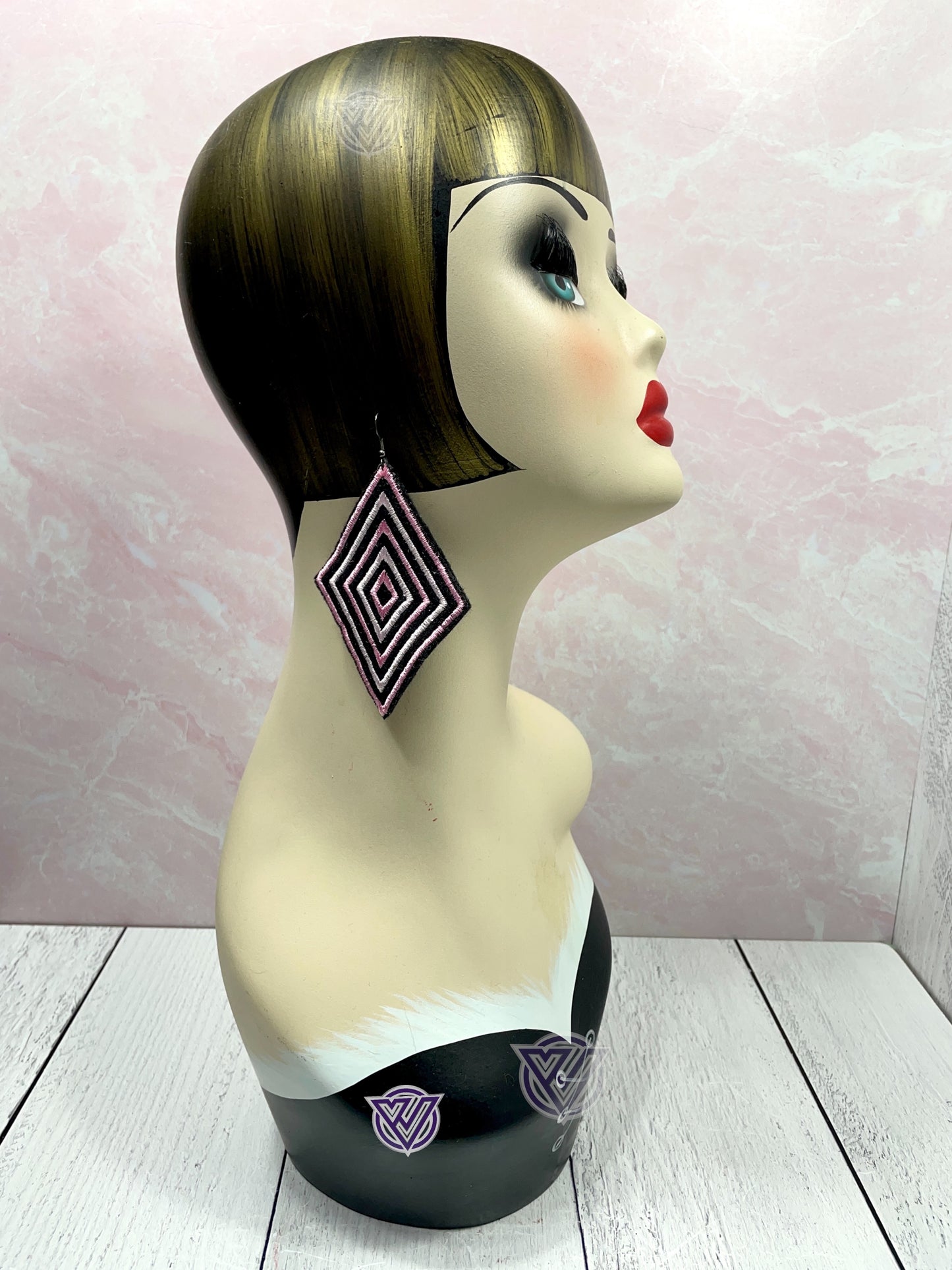 CUSTOM EMBROIDERED EARRINGS