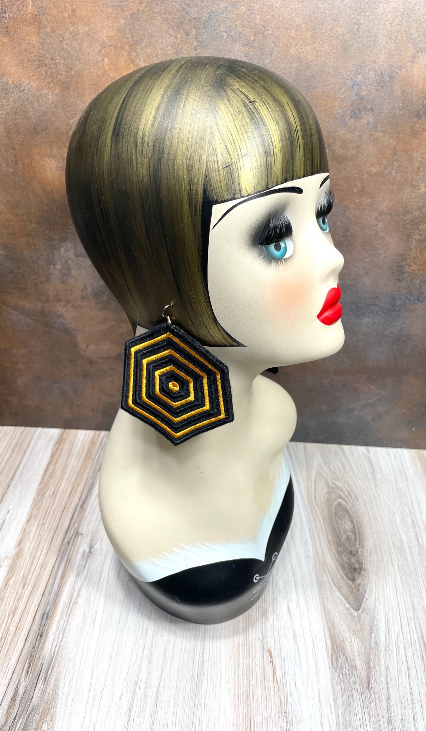 CUSTOM EMBROIDERED EARRINGS