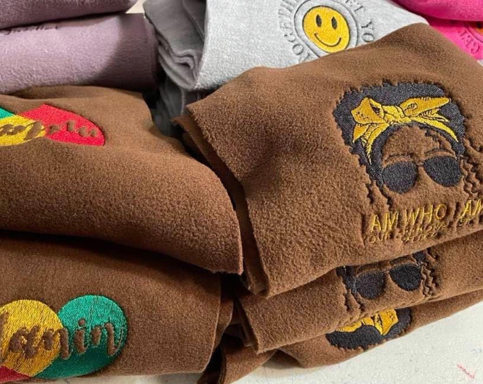 Custom Embroidered Booties