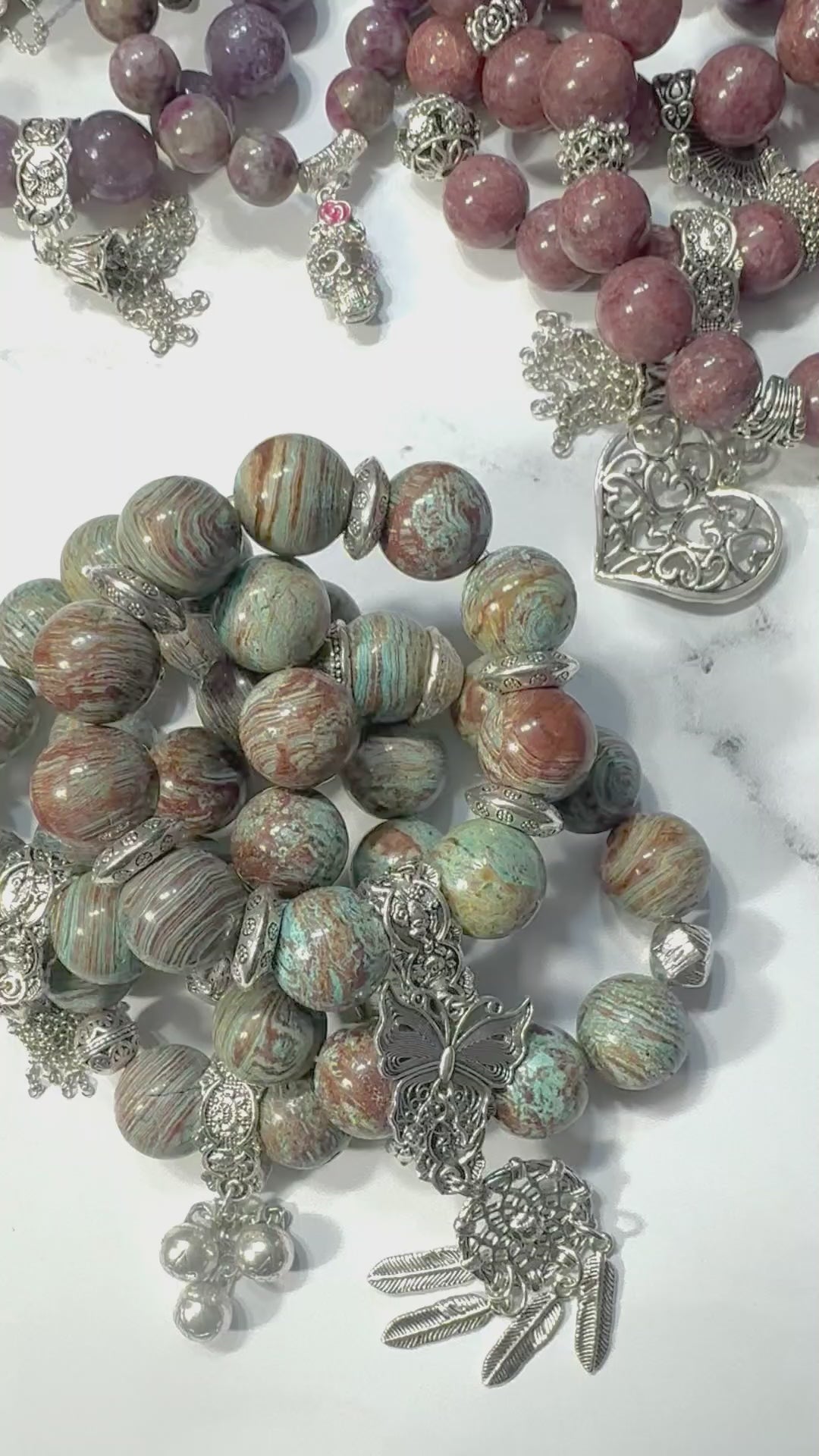 NATURAL GEMSTONE BRACELETS