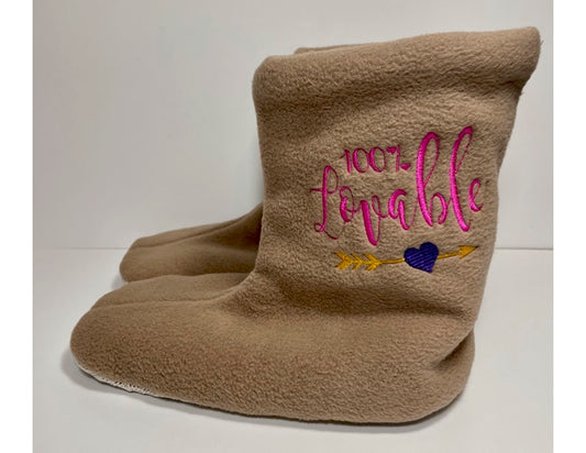 Custom Embroidered Booties