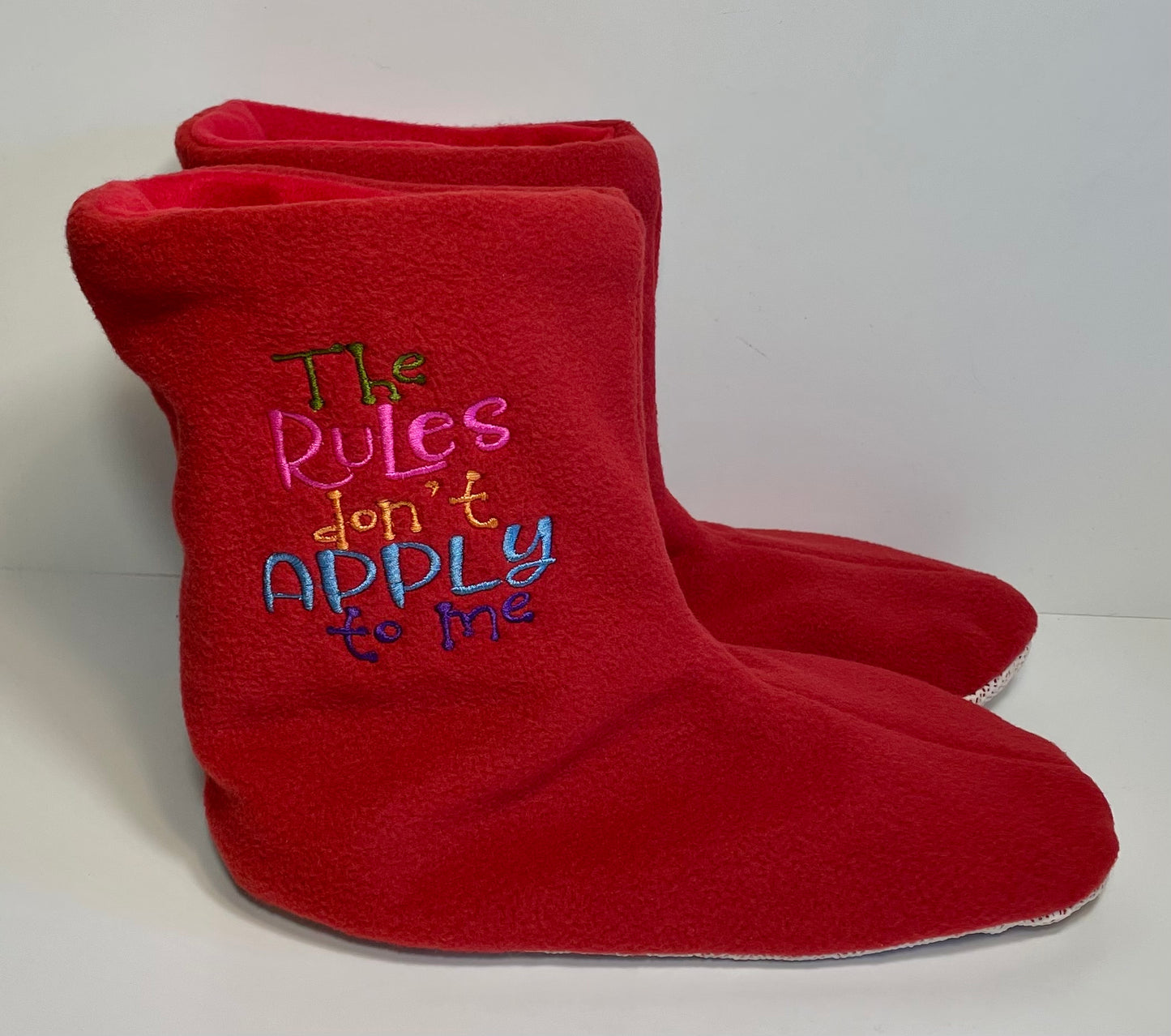 Custom Embroidered Booties