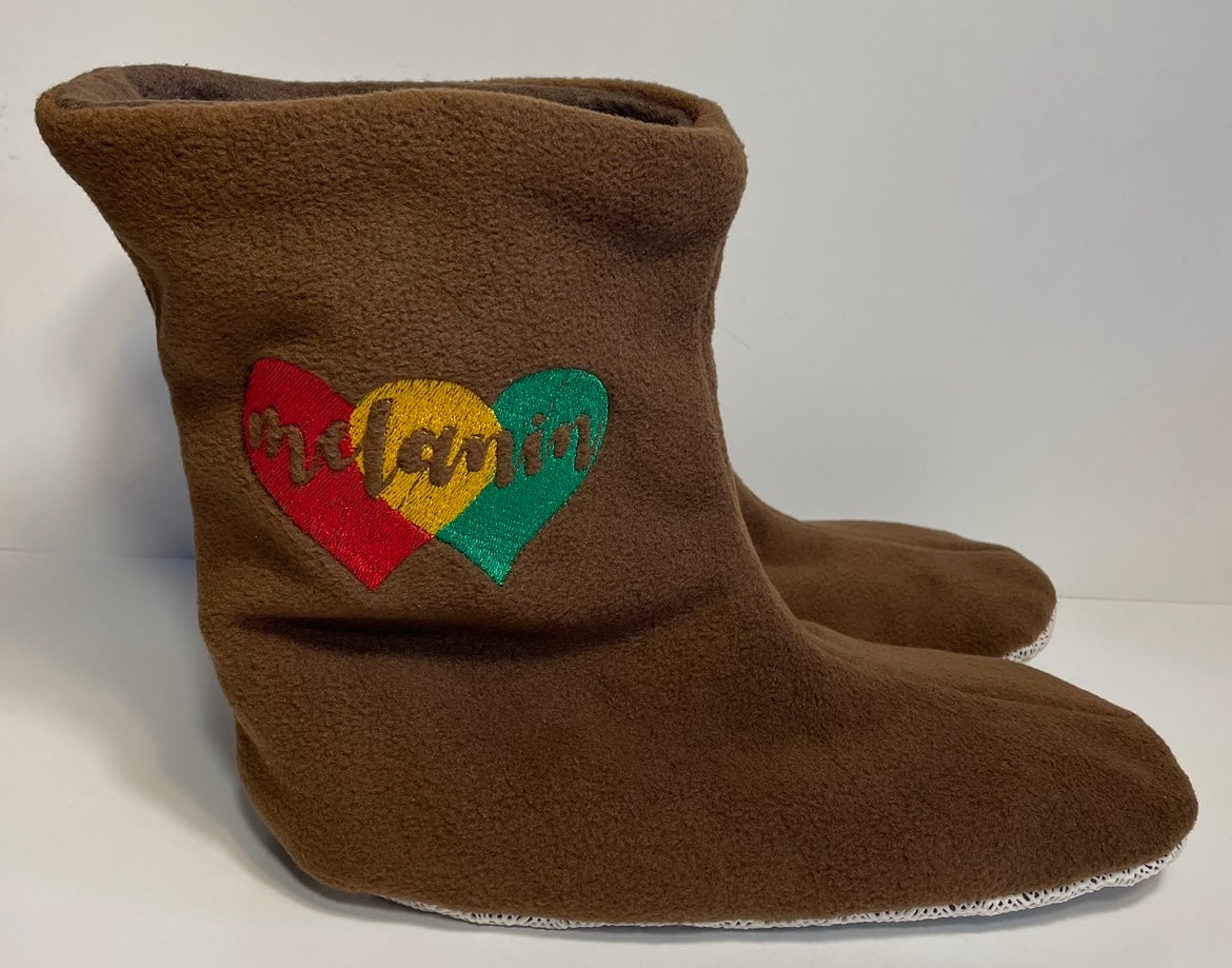 Custom Embroidered Booties