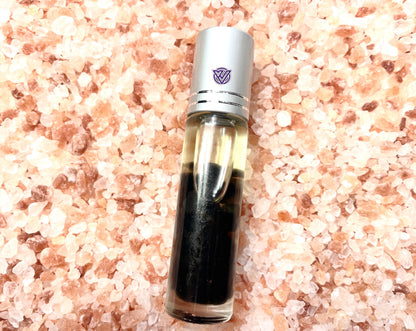 Essential Oil Roller Bottles with Mini Crystals