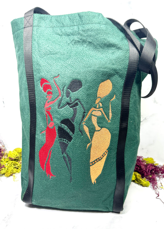 EMBROIDERED TOTE BAGE