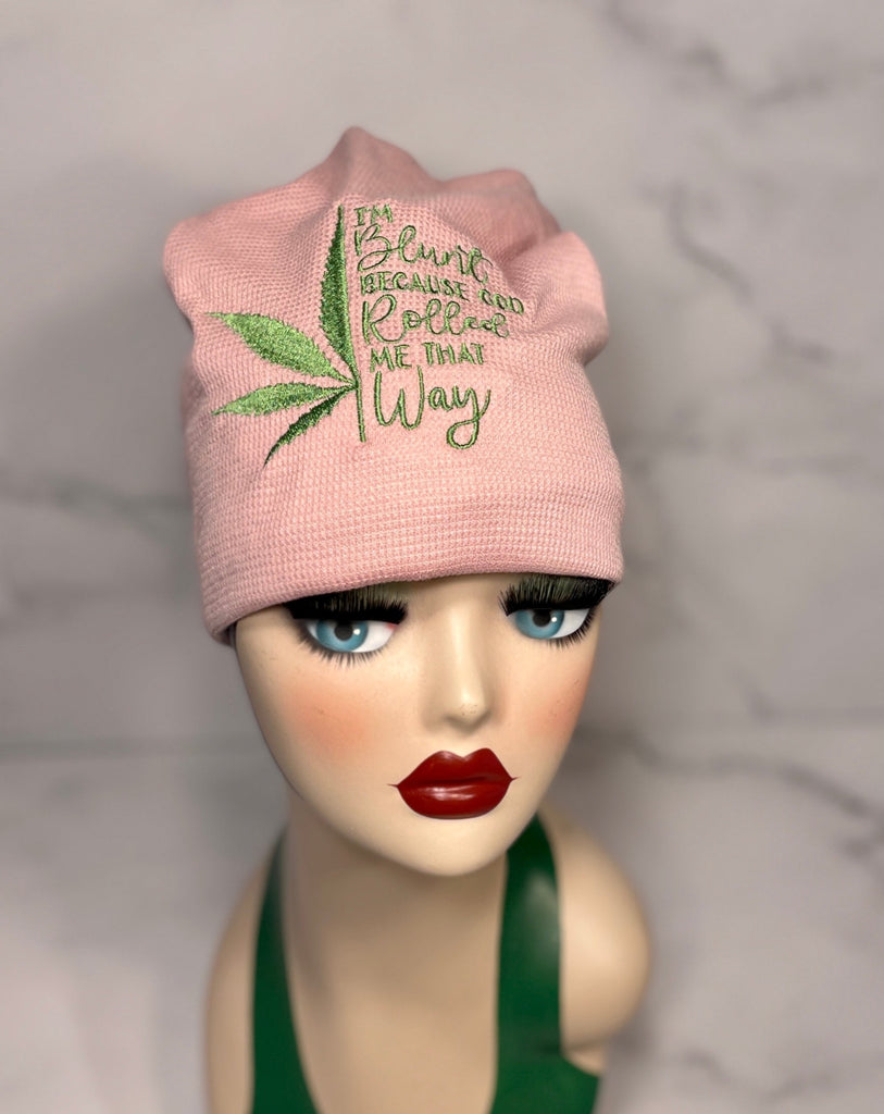 CUSTOM EMBROIDERED BEANIES | I'M BLUNT